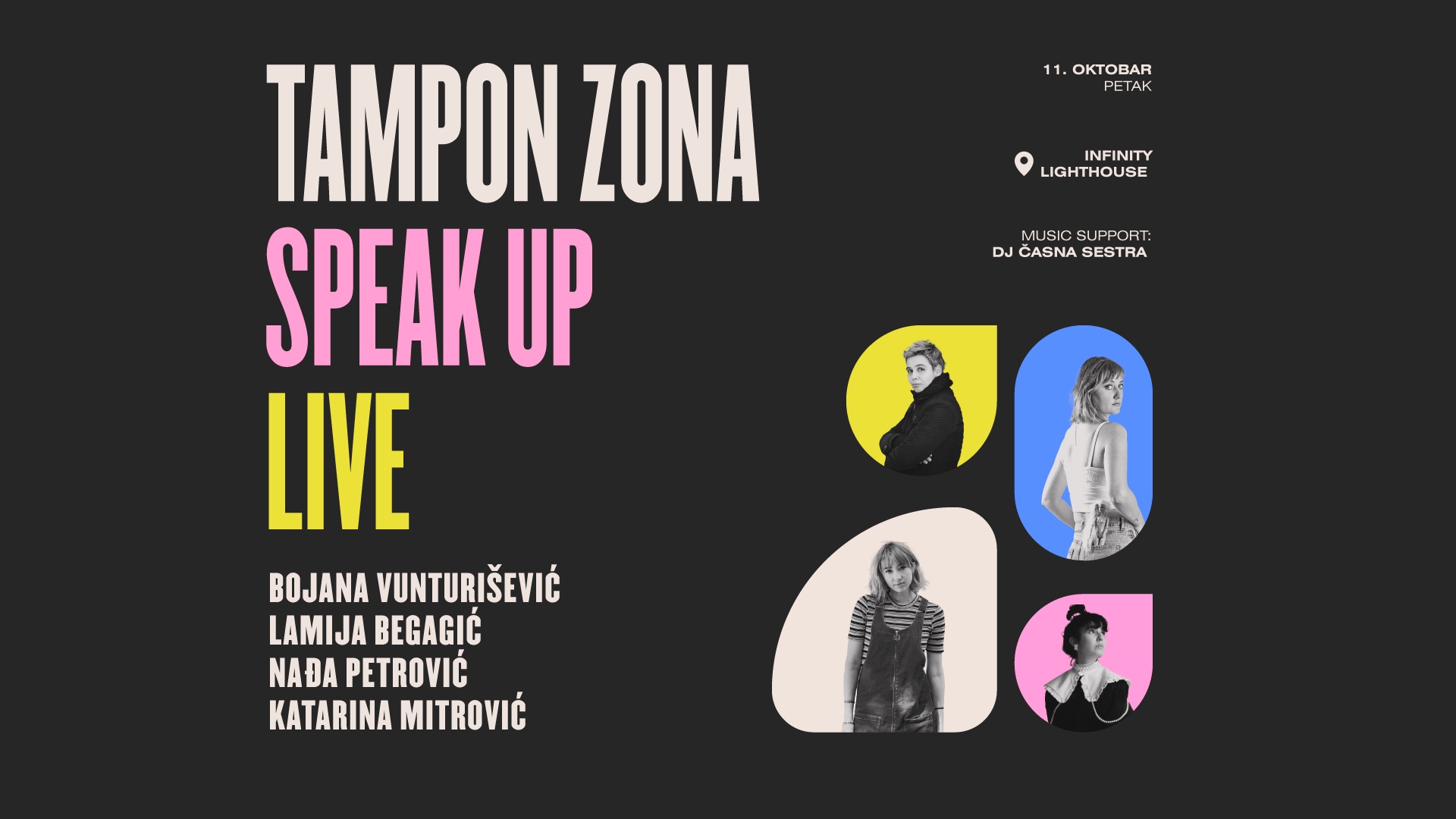 Tampon zona Speak Up