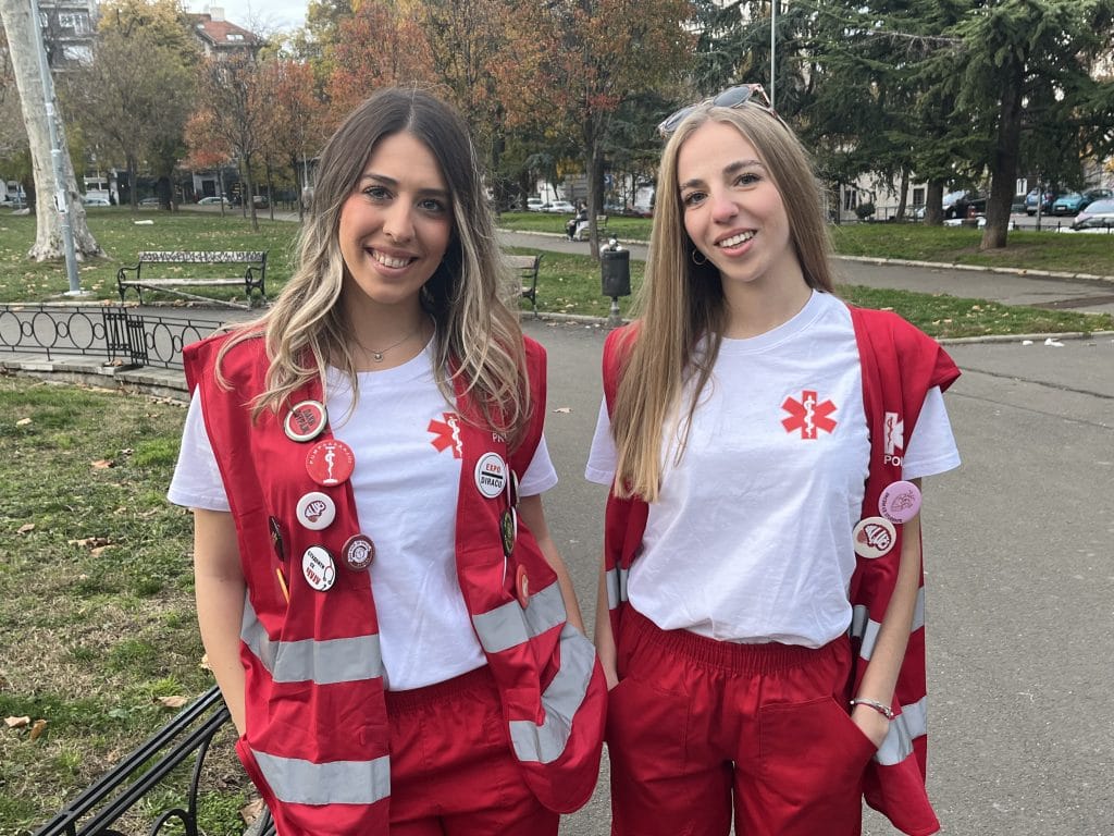 Koordinatorke prve pomoći na protestima 2